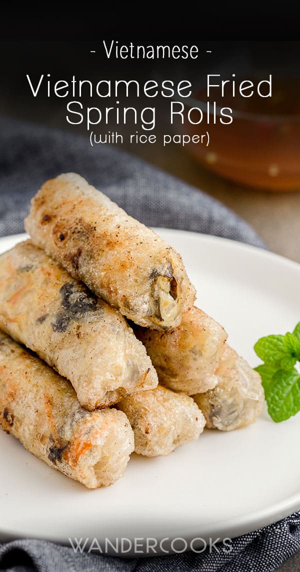 Easy Vietnamese Fried Spring Rolls - Cha Gio