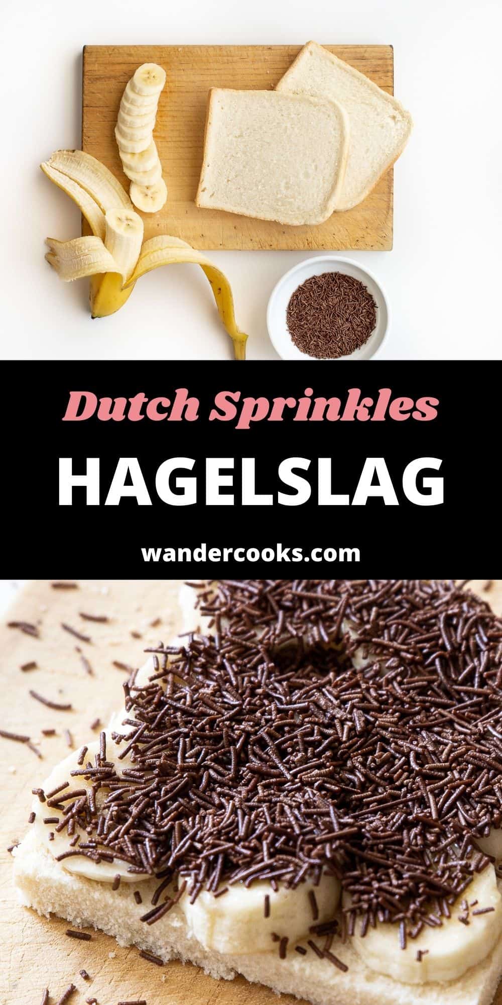 3 Ingredient Hagelslag - Dutch Chocolate Sprinkle Bread