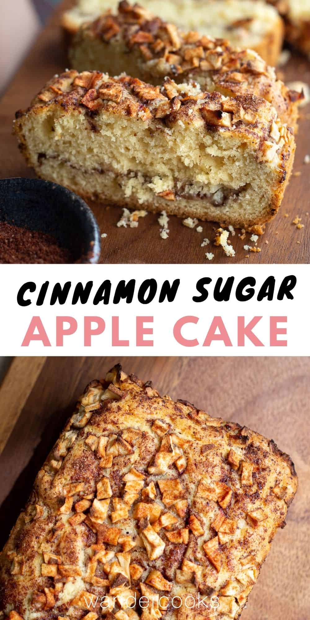 Easy Apple Cake Loaf with Cinnamon