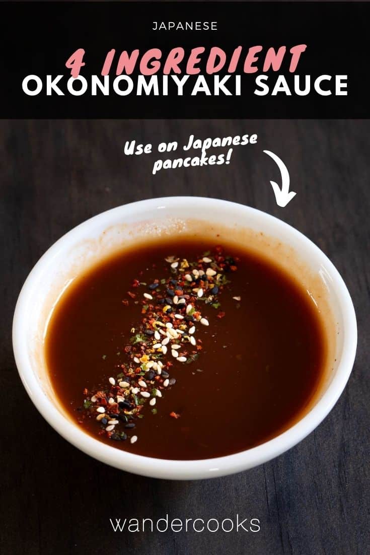 Easy 4 Ingredient Okonomiyaki Sauce