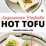 A collage of tofu images with text overlay.
