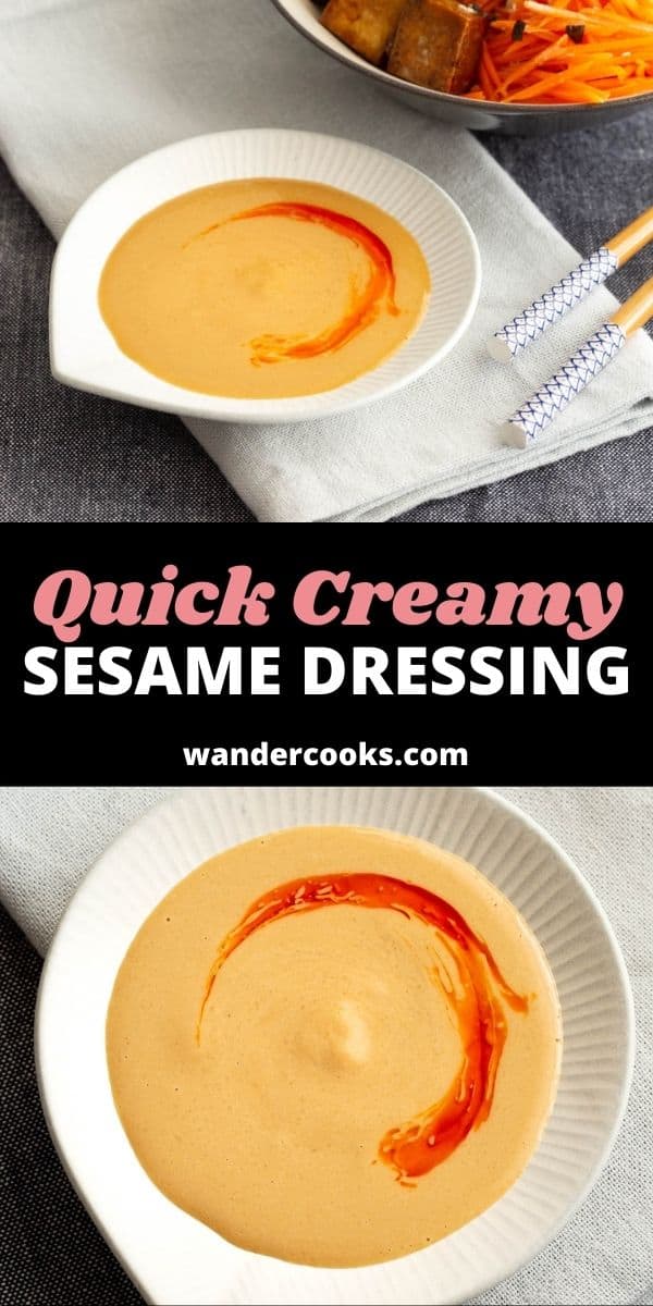 Sarah’s Creamy Japanese Sesame Dressing