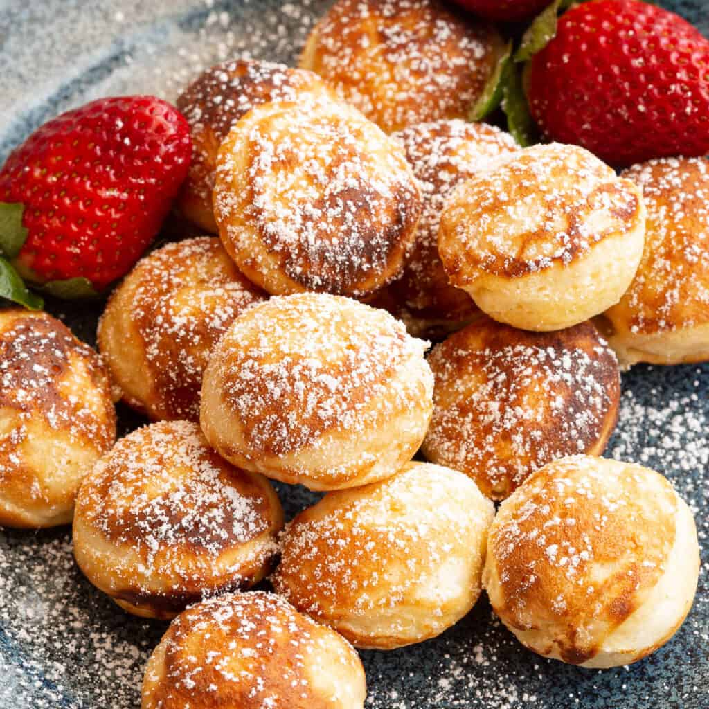 Simple Poffertjes - Dutch Mini Pancakes | Wandercooks