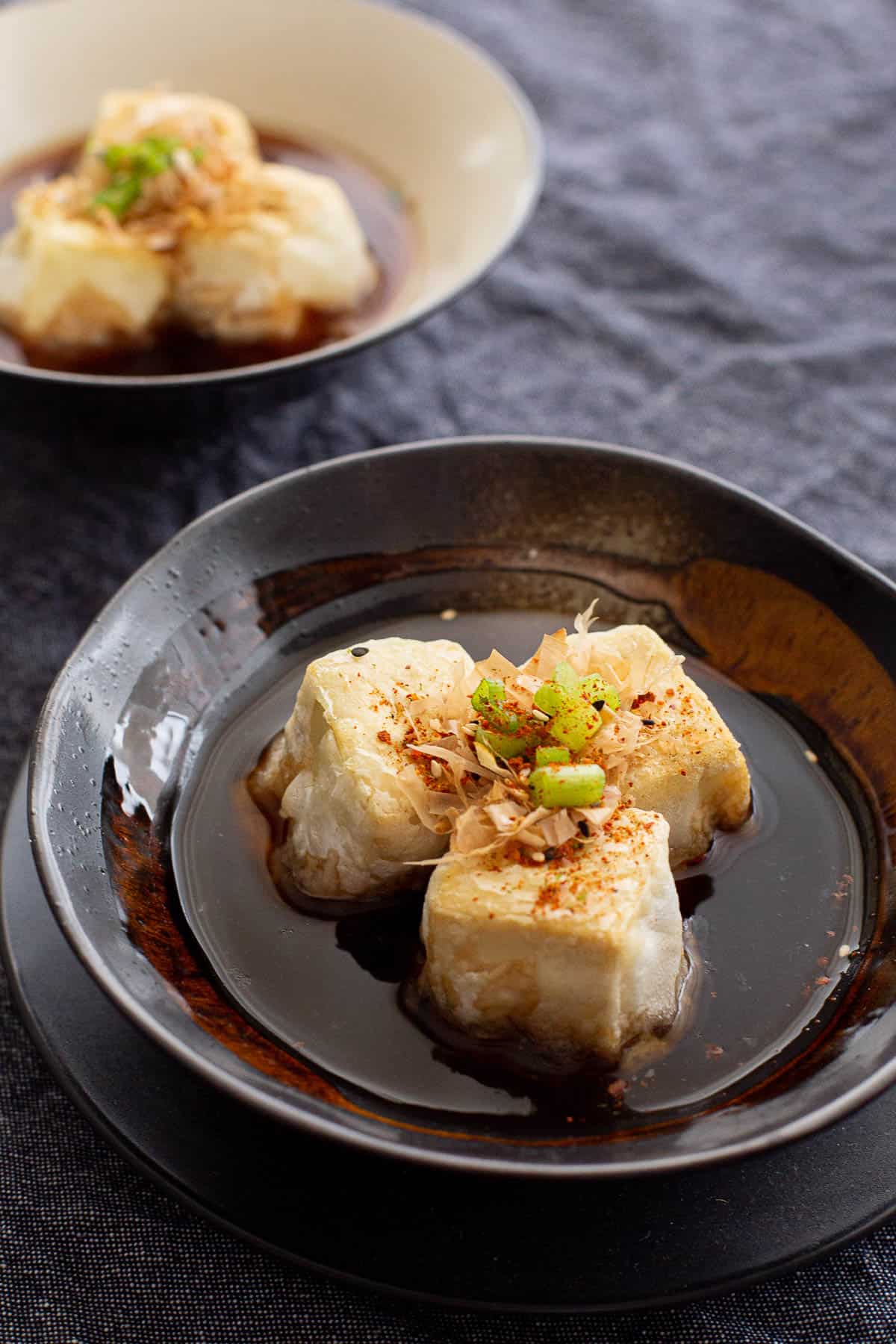 Easy 20 Minute Agedashi Tofu (Air Fryer Recipe) | Wandercooks