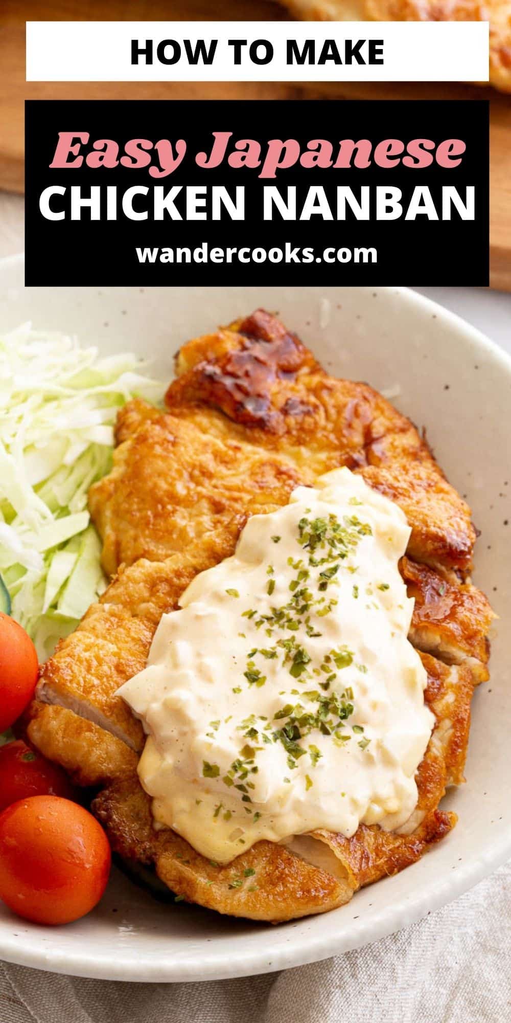 Japanese Chicken Nanban with Tartar Sauce