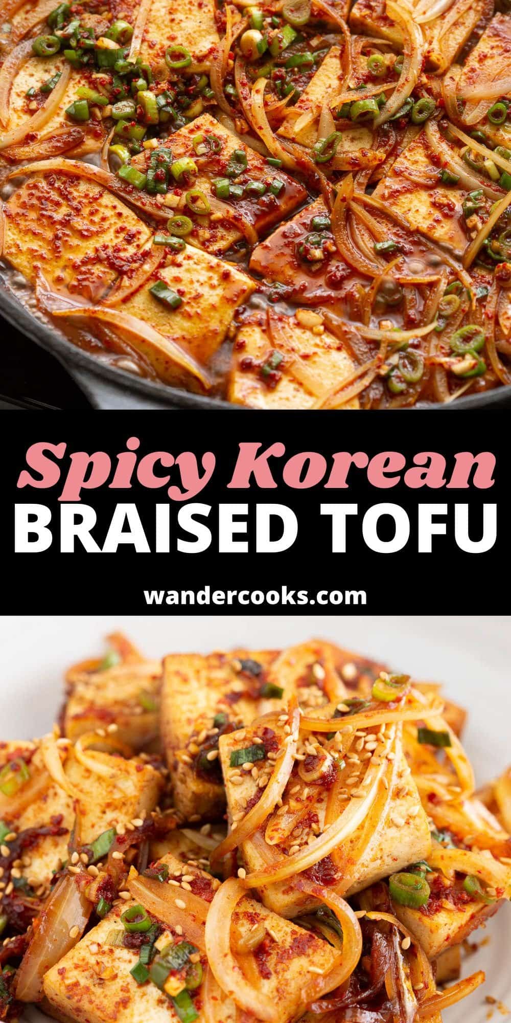 Dubu Jorim - Korean Spicy Braised Tofu
