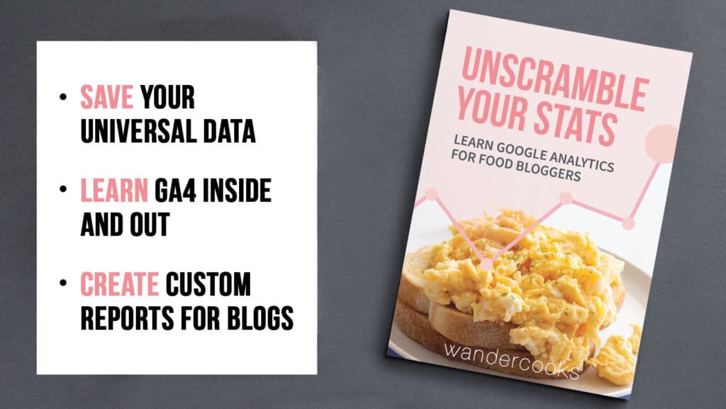 Unscramble Your Data ebook mock up on a grey background with text overlay.