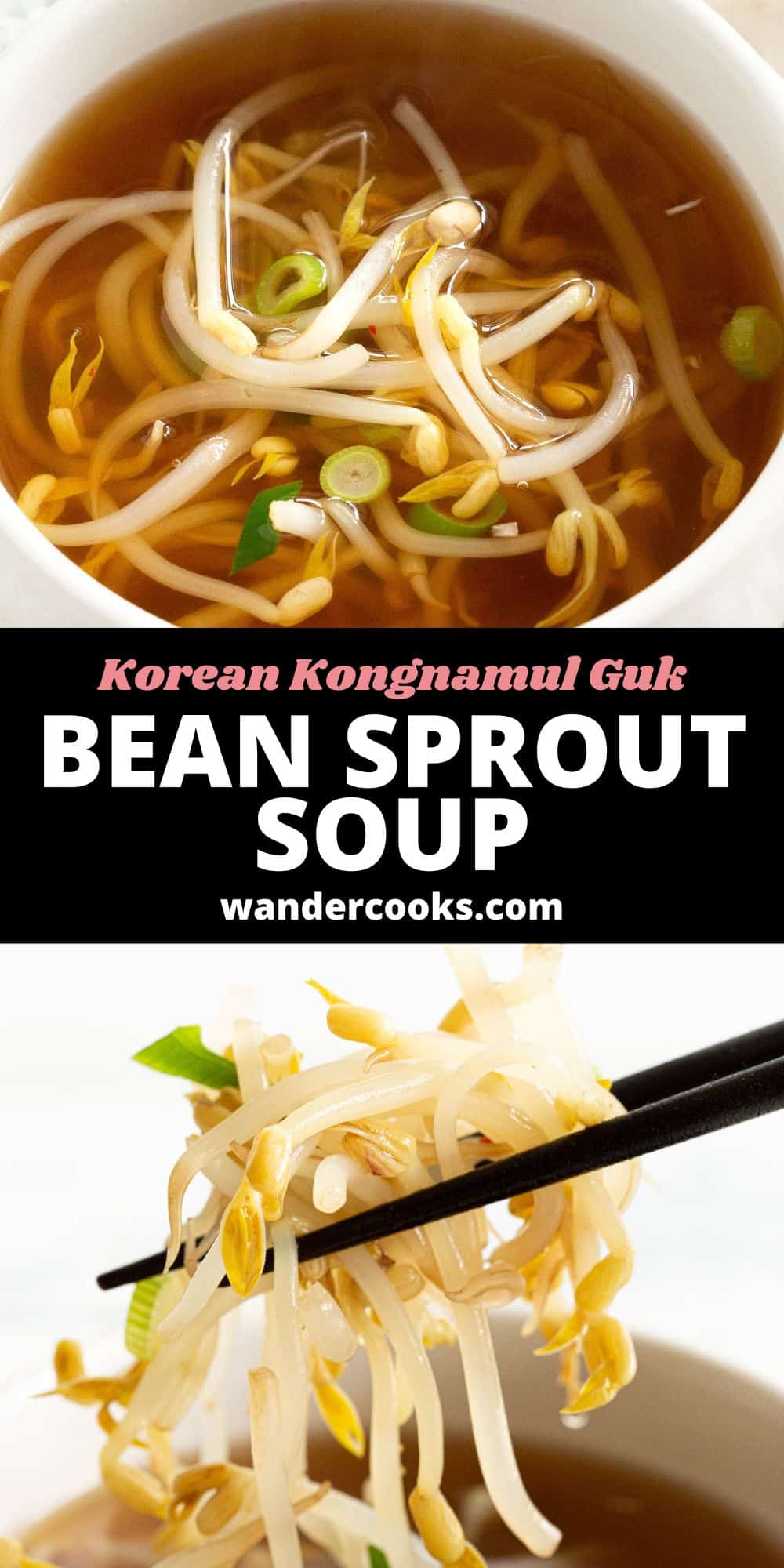 Korean Bean Sprout Soup - Kongnamul Guk