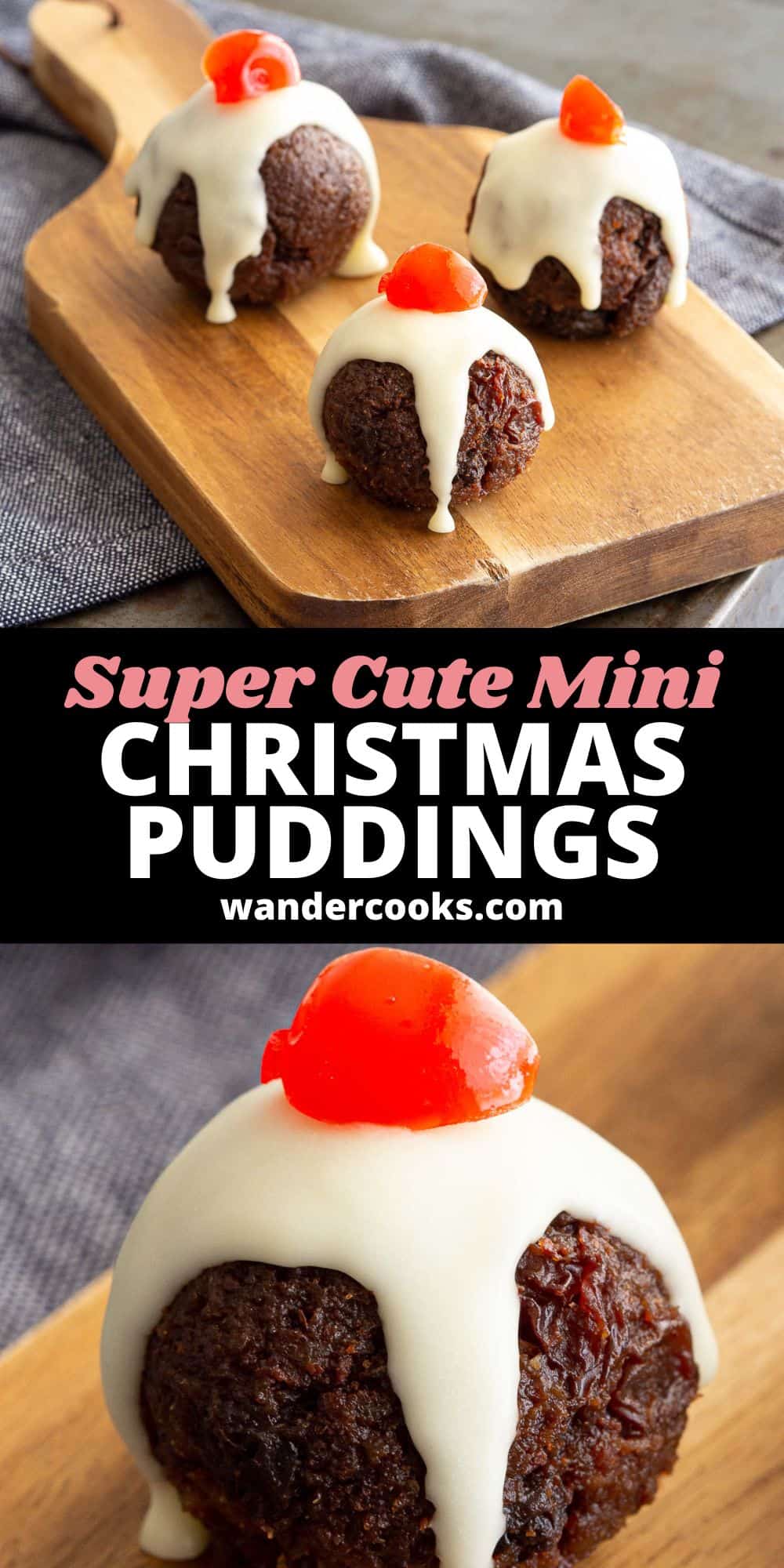 Super Cute Mini Christmas Puddings