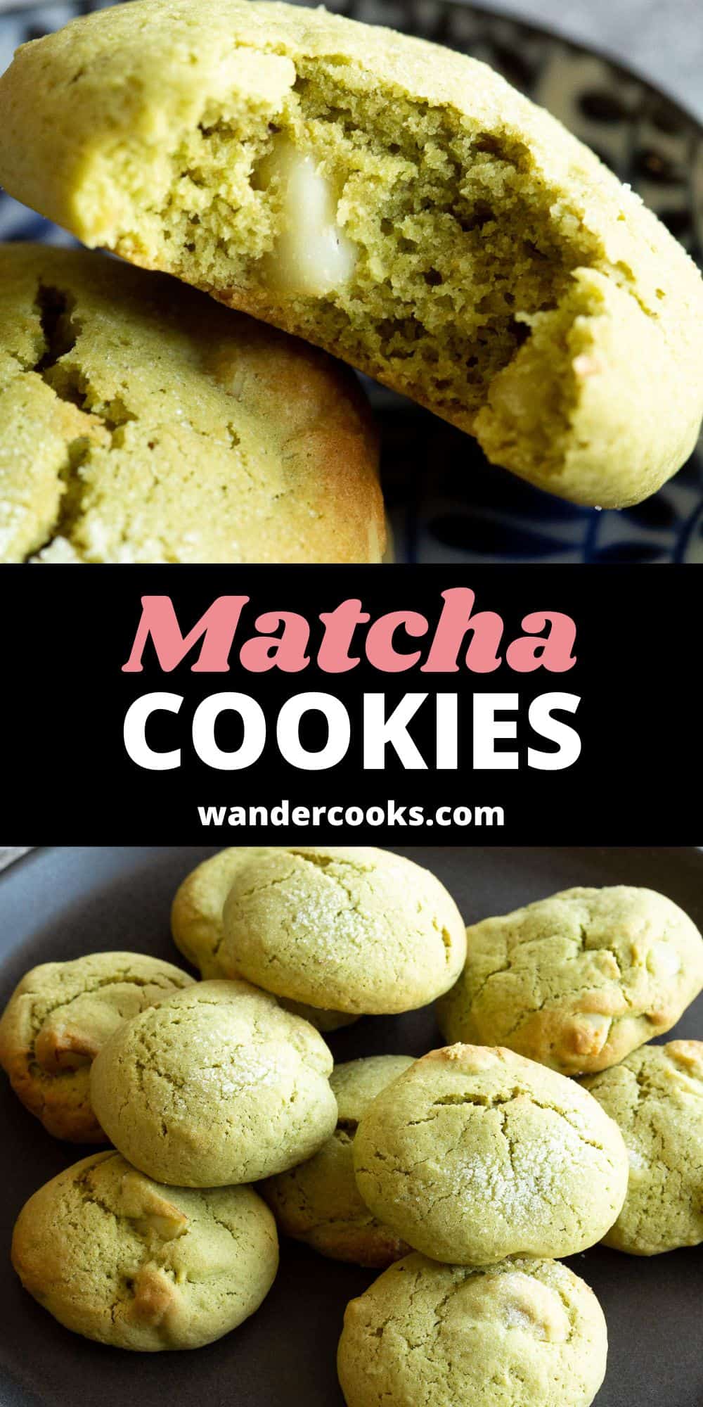 Easy Soft Matcha Cookies