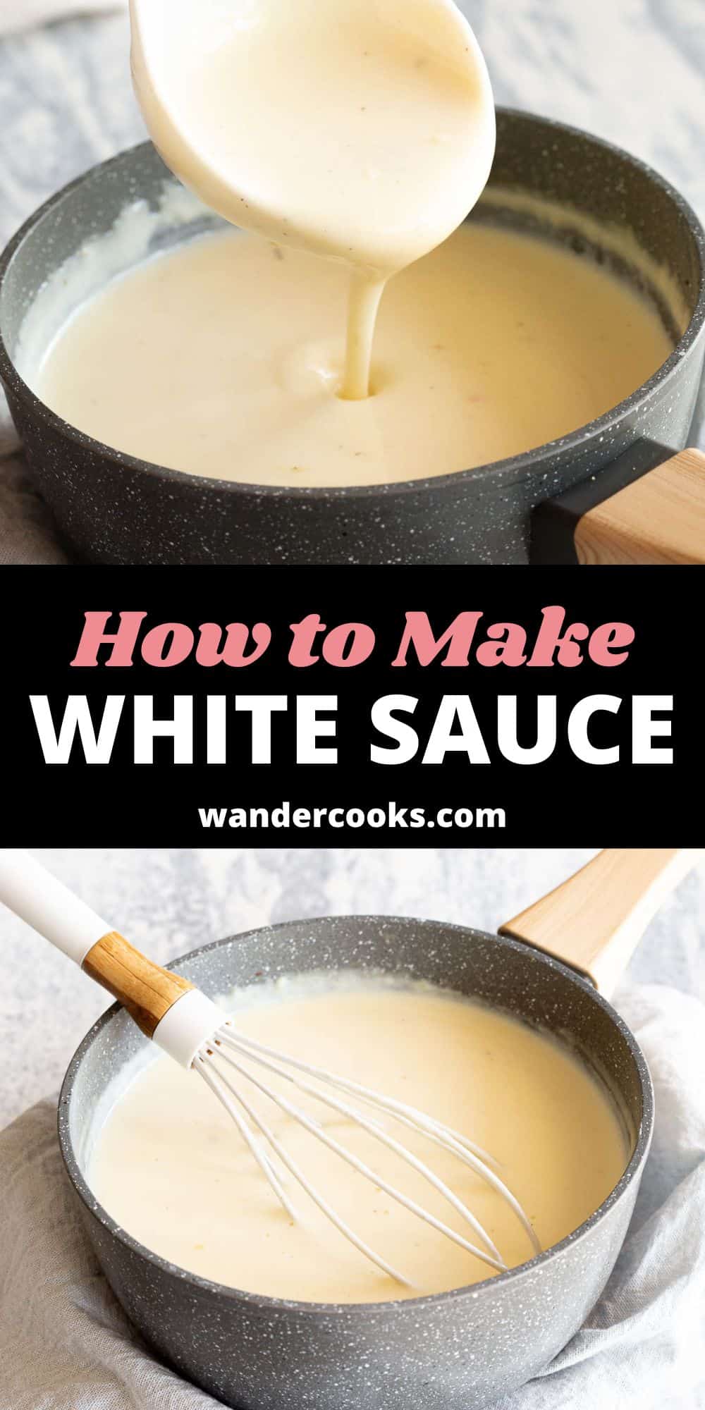 Basic White Sauce - Quick No Roux Method