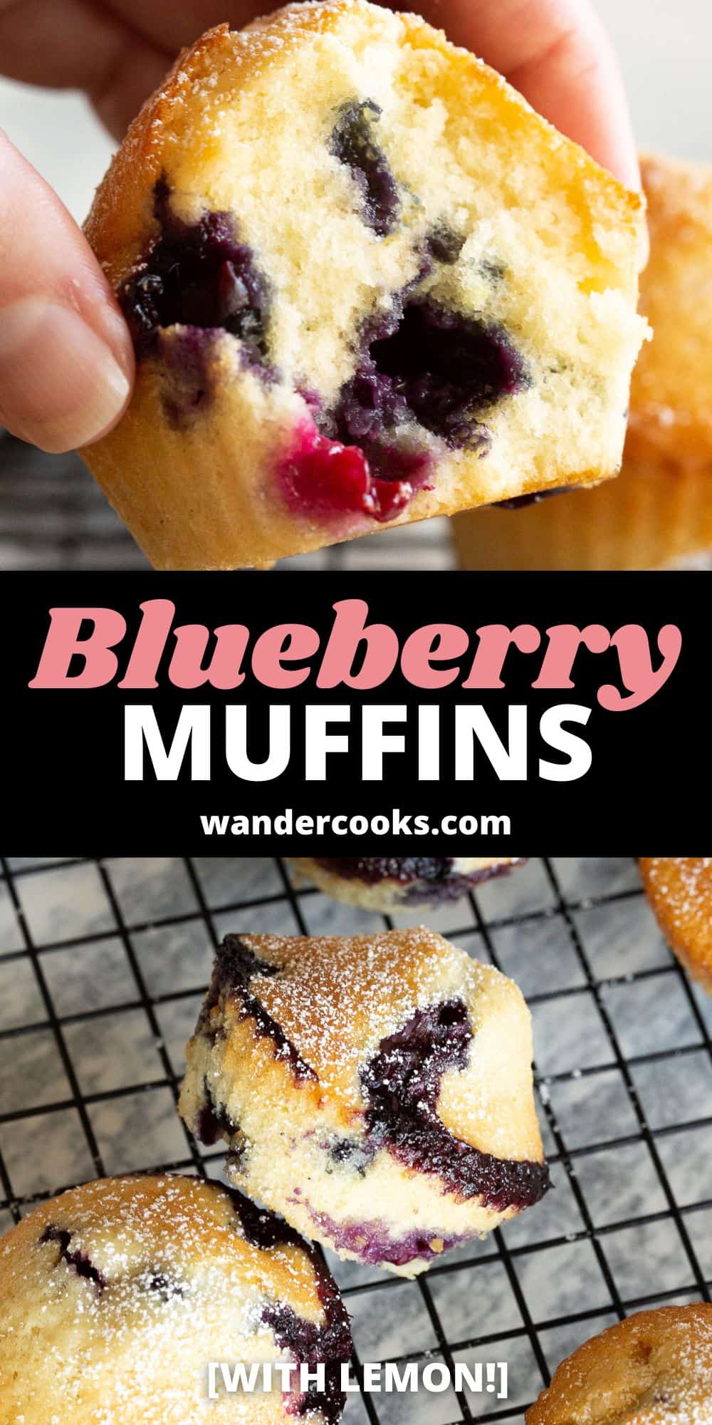 Simple Lemon Blueberry Muffins