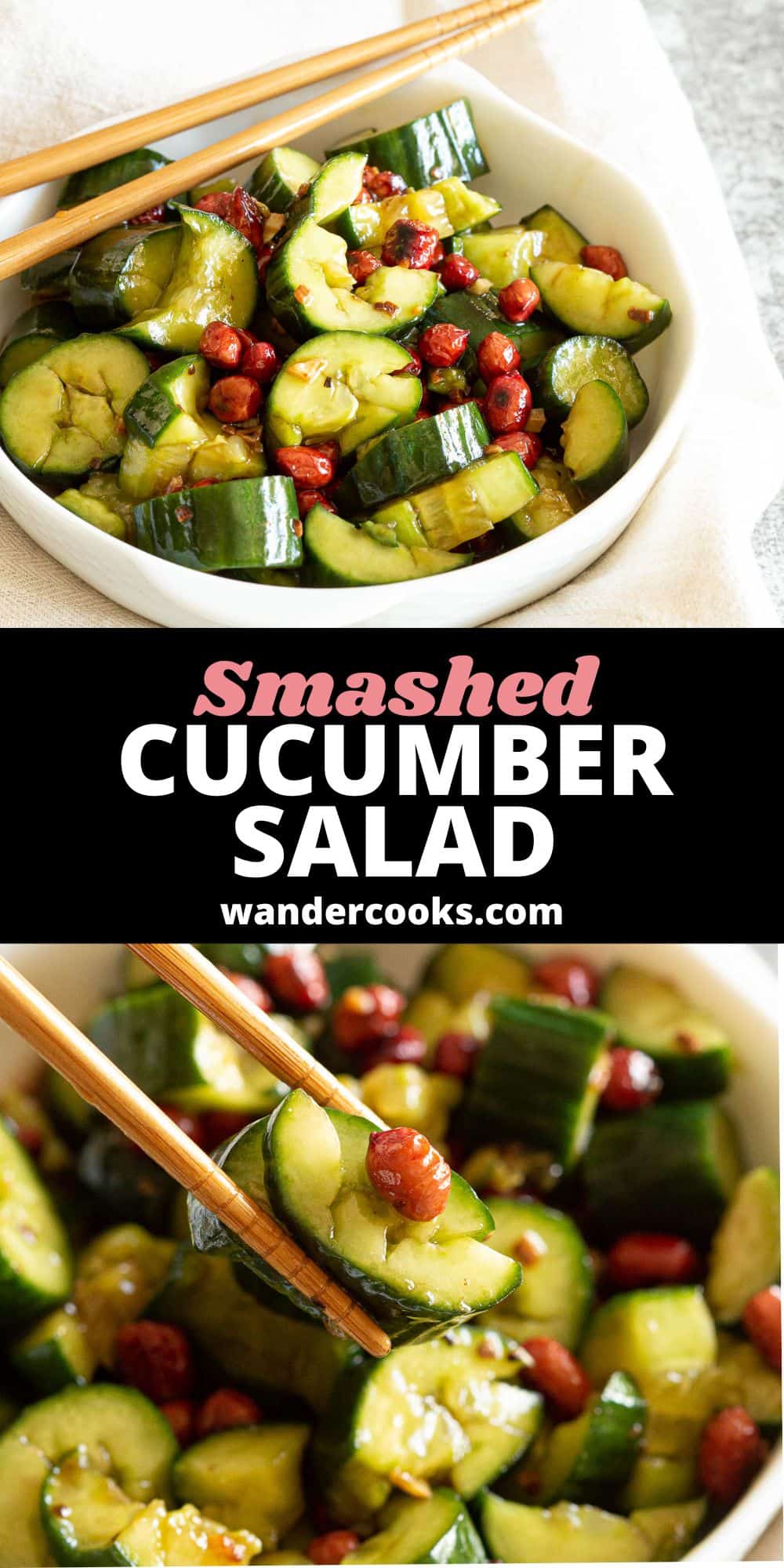 Smashed Cucumber Salad - Pai Huang Gua