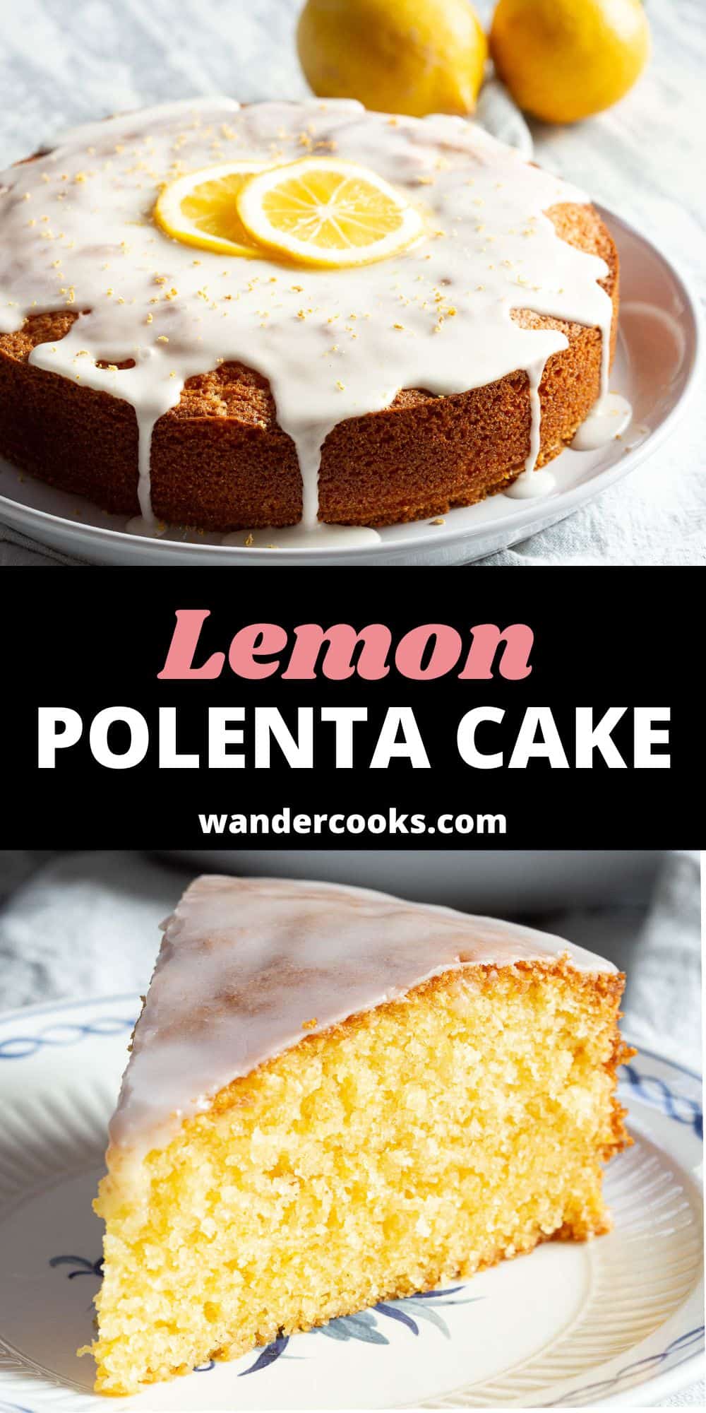 Super Easy Lemon Polenta Cake