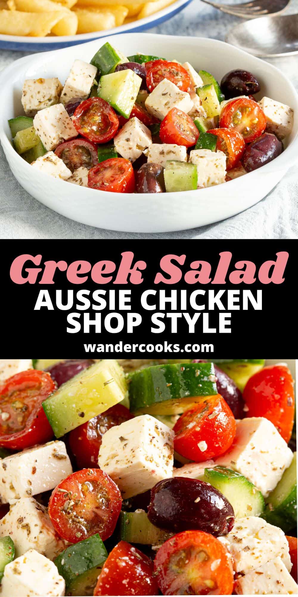 Quick Greek Salad - Aussie Chicken Shop Style
