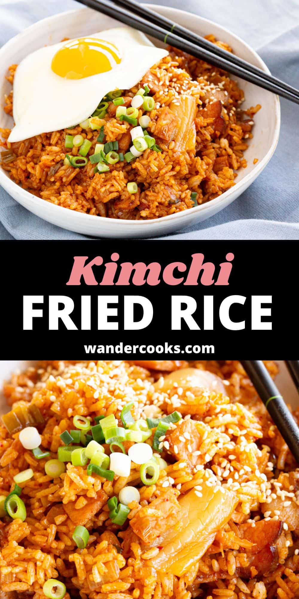 10 Minute Kimchi Fried Rice