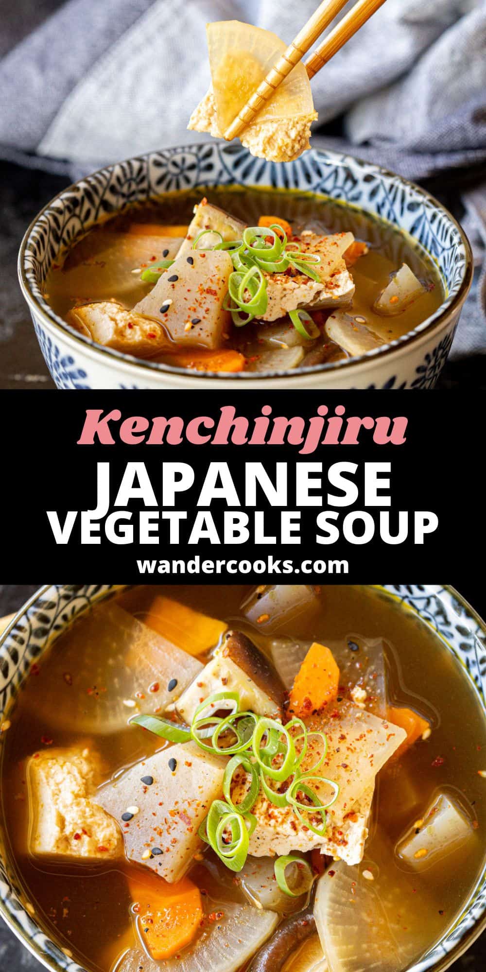 Kenchinjiru - Japanese Clear Vegetable Soup