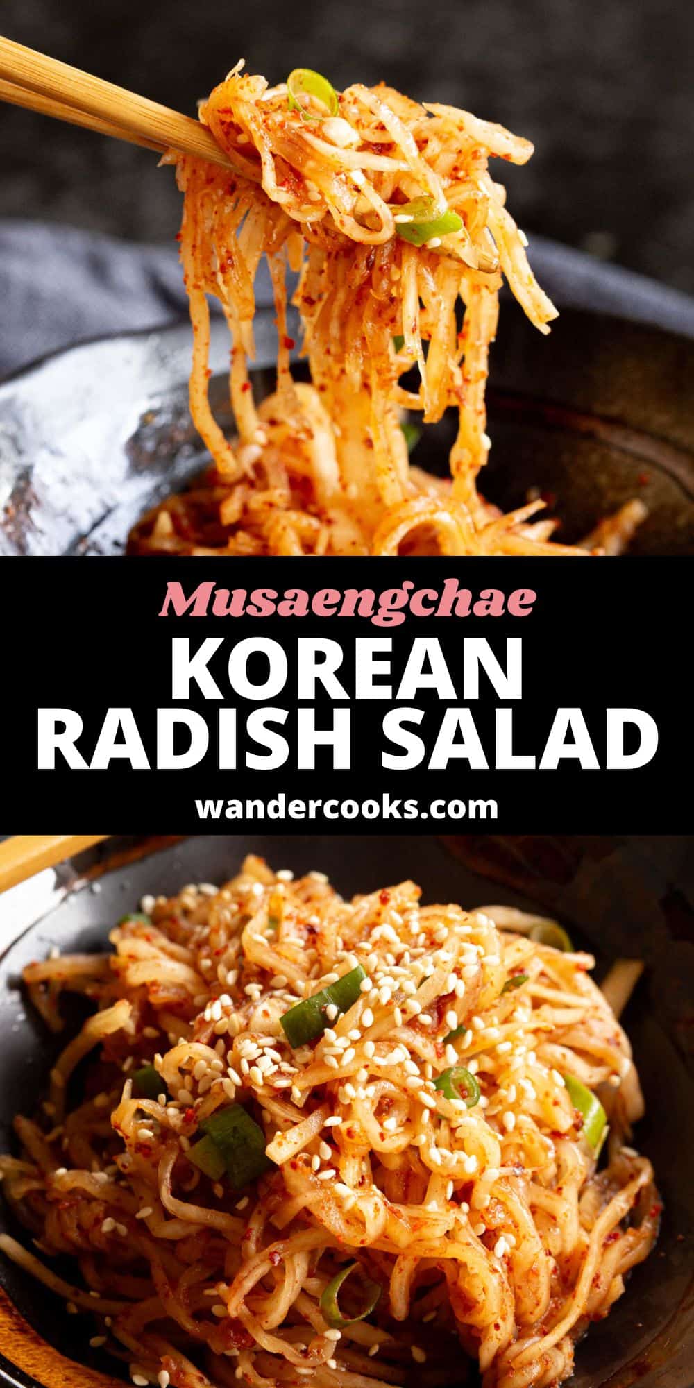 Musaengchae - Korean 10 Minute Radish Salad