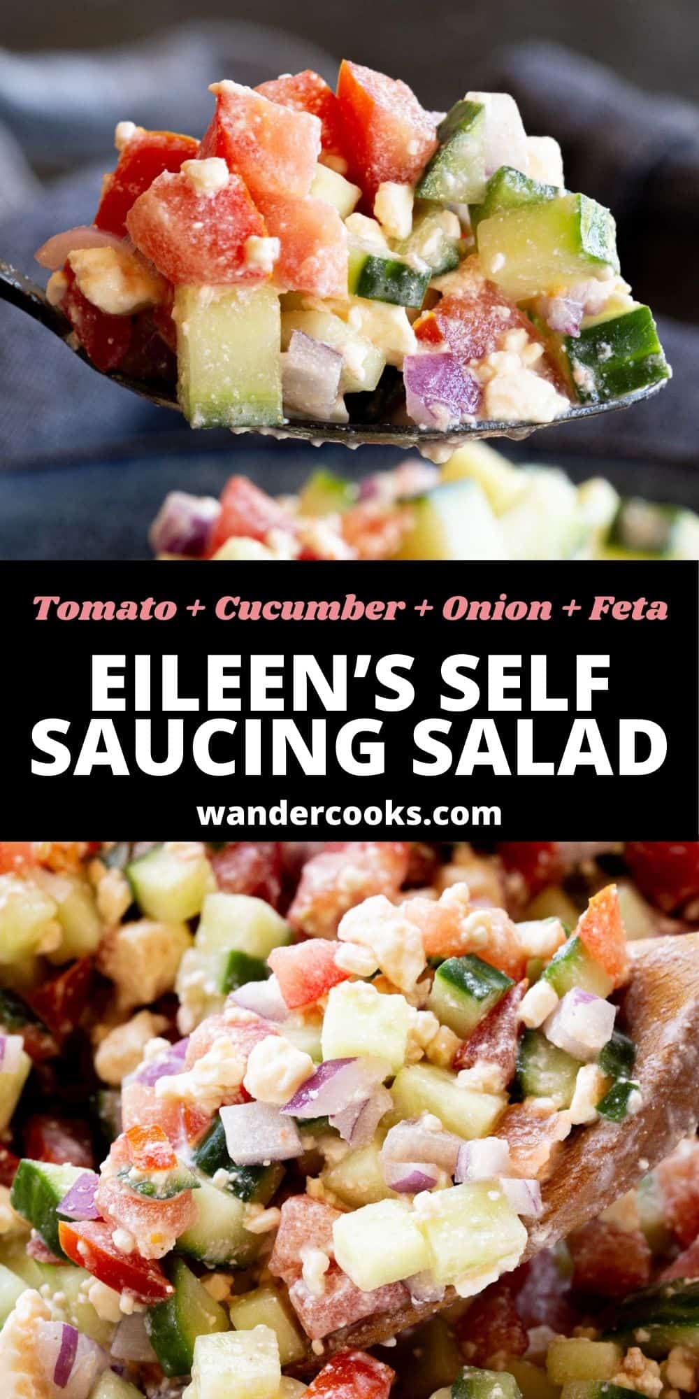 Eileen\'s Salad - The Magic Self Saucing Salad!
